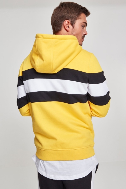 Klokban Classics Chest Striped Hoodie Chromeyellow/ Black/ White