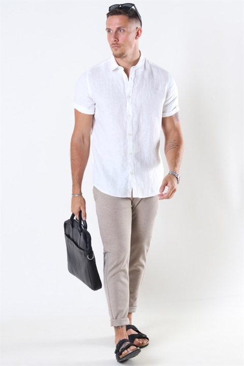 Tailored & Originals Karter Overhemd S/S Off White