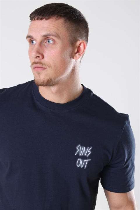 Only & Sons Kian T-shirt Dark Navy