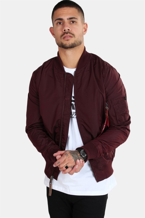 Alpha Industries MA-1 TT Jas Dark Maroon