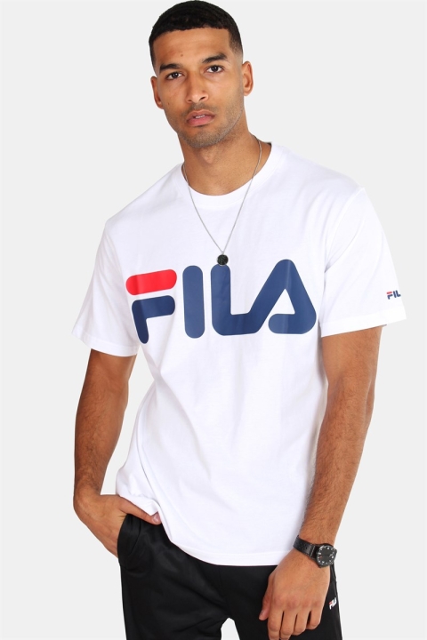 Fila Classic Logo T- shirt Bright White