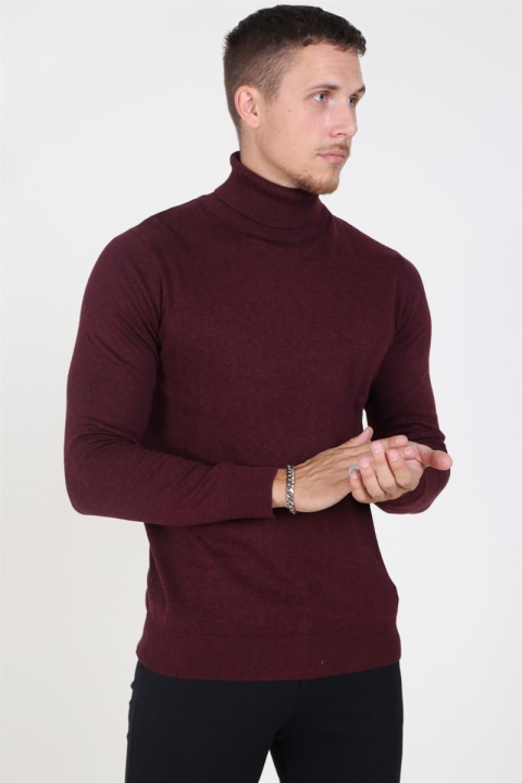 Jack & Jones EMIL KNIT ROLL NECK Port Royale