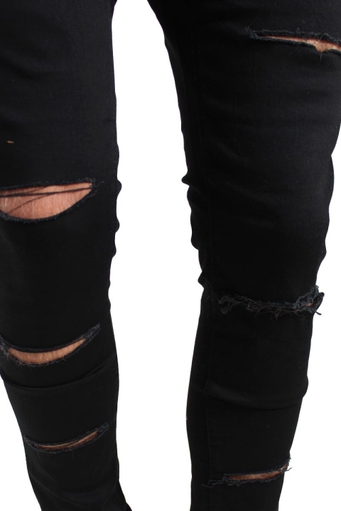 Liebhaveri Jess Holes Jeans Black 