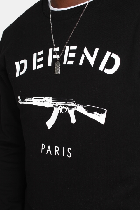 Defend Paris Paris Crew Sweat Black 