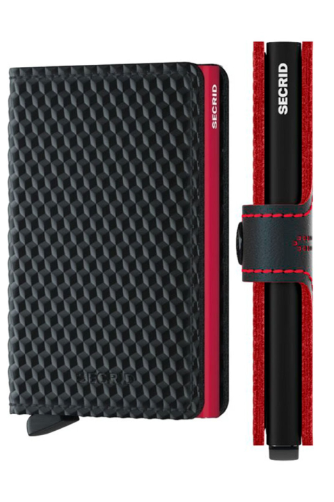 Secrid Slimwallet Cubic Black Red