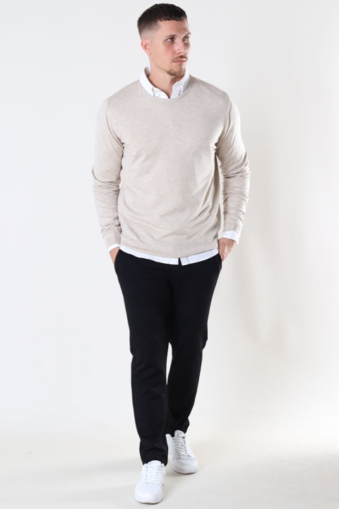 JEFF GREYSON CREW KNIT Beige