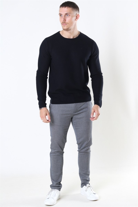 Clean Cut Copenhagen Lauritz Crew Knit Black