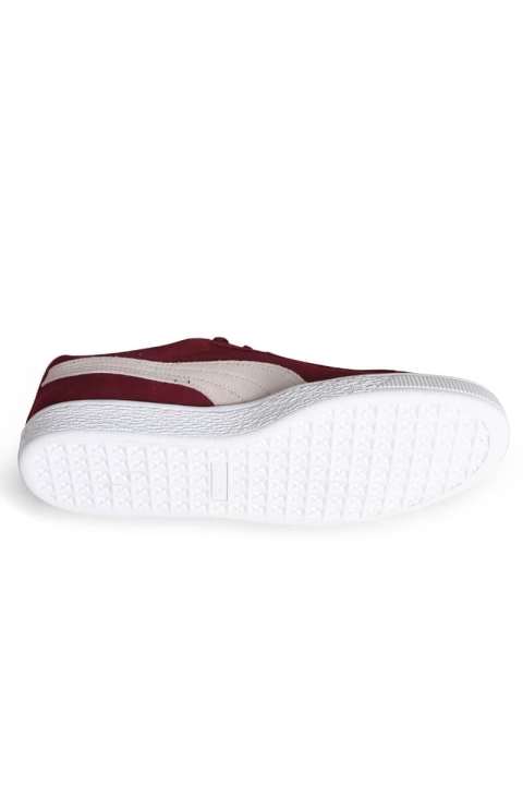 Puma Suede Classic Cabernet-White