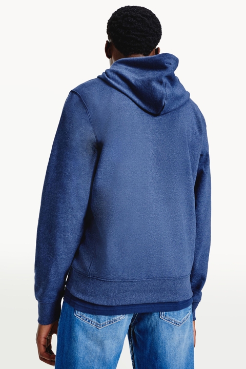 TOMMY JEANS TJM STRAIGHT LOGO HOODIE Twilight Navy