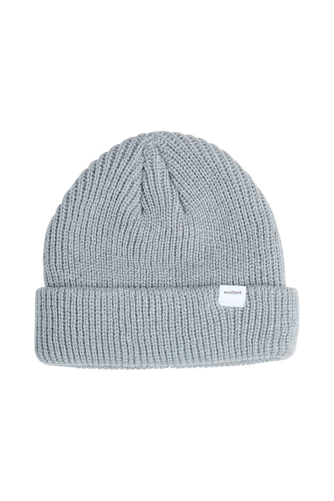 Woodbird Beanie Sport Light Grey