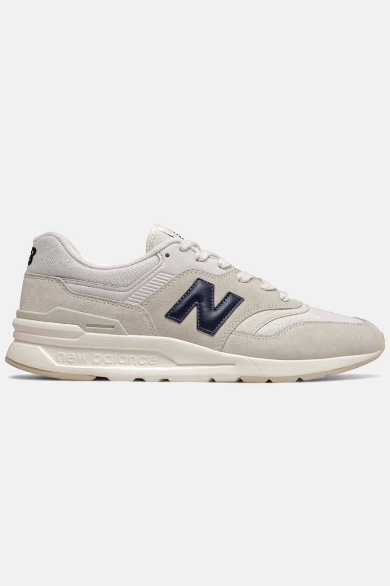 new balance white & green 997h sneakers