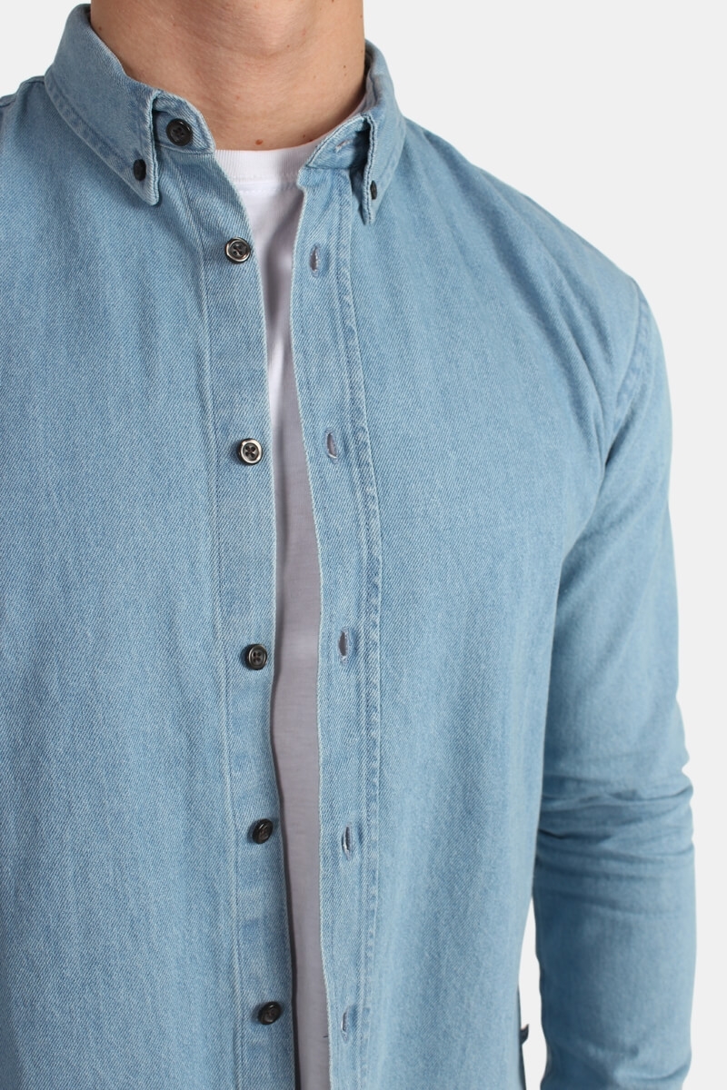 Kronstadt Overhemd Johan Denim Light Blue