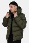 Urban Classics Hooded Boxy Puffer Jas Olive