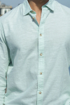 Jack & Jones Summer Shirt LS Iceberg Green