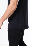Solid Dew SS Long T-shirt Black