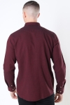 Kronstadt Johan Diego Cotton Overhemd Bordeaux Mel