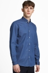 Jack & Jones JPRBLALOGO STRETCH DENIM SHIRT L/S STS Medium Blue Denim SLIM FIT