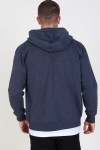 Solid Organic Morgan Zip Sweat Navy Mel