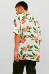 Jack & Jones Luke Flores Resort Shirt SS Cloud Dancer