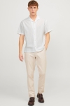 Jack & Jones Summer Resort Linen Shirt SS White