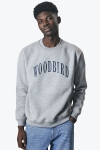 Woodbird Mufti College Sweat Grey Melange