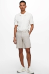 ONLY & SONS ONSMARK SHORTS MELANGE GW 8669 NOOS Chinchilla