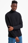 Selected SLHSORETT LS KNIT HIGH NECK W Black