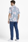 Jack & Jones JPRBLUWAIKIKI RESORT SHIRT S/S RELAX Kentucky Blue