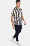 Kronstadt Cuba S/S Gr. 76 Overhemd White/Yellow/Navy