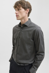 Jack & Jones Parker Wrinkle Resistant Shirt LS Dark Grey Melange