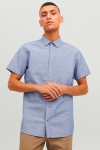 Jack & Jones Summer Linen Shirt SS Faded Denim