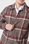 Mos Mosh Gallery Watt Check Overshirt Warm Sand