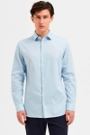 Selected SLIM NATHAN-SOLID SHIRT LS Light Blue