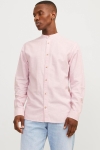 Jack & Jones Summer Band Linen Shirt LS Pink Nectar