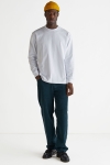 Woodbird Hanes Base L/S Tee White