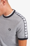 Fred Perry TAPED RINGER T-SHIRT 291 Steel Marl