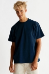 Woodbird Baine Base Tee Navy