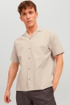 Jack & Jones Summer Linen Resort Shirt SS Crockery