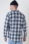 Kronstadt Dean Flannel check shirt Grey / Blue