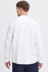 Allan China Linen Shirt White
