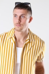 Only & Sons Wayne Striped Viscose Overhemd Golden Spice