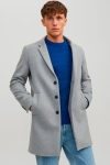 Jack & Jones MOULDER WOOL COAT Light Grey