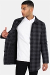 Clean Cut Halmstad Wool Lange Jas Grey Checked