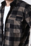 ONLY & SONS ONSTYN RLX 1PKT FLEECE CHECK LS SHIRT Fallen Rock