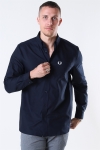 Fred Perry Oxford Overhemd Navy