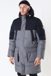 Urban Classics Puffer Parka Jas Asphalt/Black