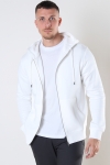 Jack & Jones STAR BASIC SWEAT ZIP HOOD Cloud Dancer