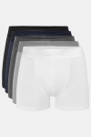 Resteröds Bambu 5-Pack Gunnar Boxers White/Grey/Light Grey/Navy/Black