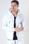 Only & Sons Onsceres Life Zip Thr. Hoodie Sweat White