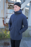 Jack & Jones Keen Stretch Parka Jacket Dark Navy